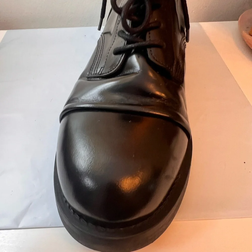 Rare Scotch Soda  Men's Leather Boots Black, Size11.5 - Picture 4 of 16